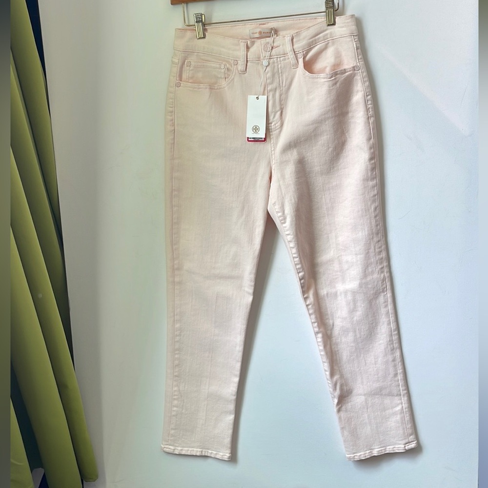 Tory Burch Women’s Mara Jeans | Ballet Pink | size 29
